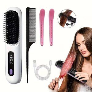 Portable Wireless Hair Straightener Comb - New still in packaging